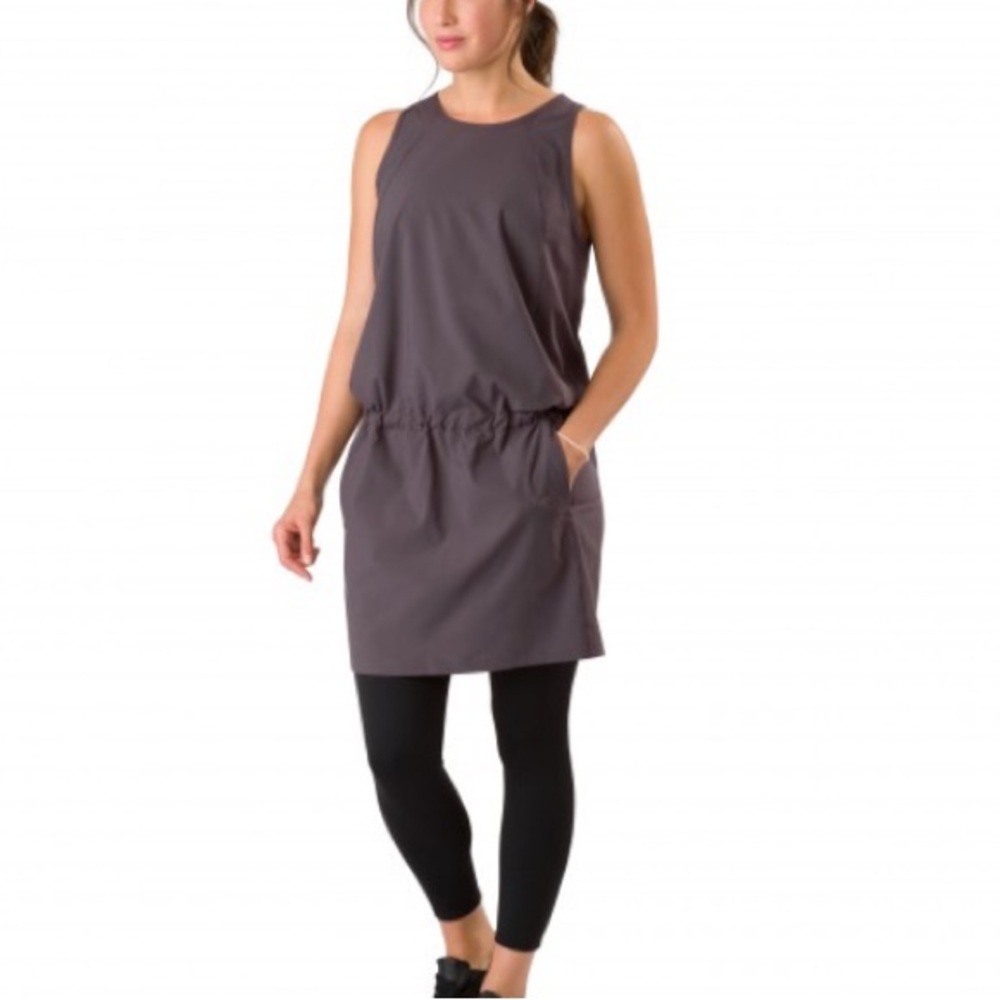 Arc'teryx Sleeveless Slate Mini Dress with Drawstring Waist
